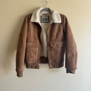 LEVI’s Faux Suede and Sherpa Lining Jacket Women’s XS